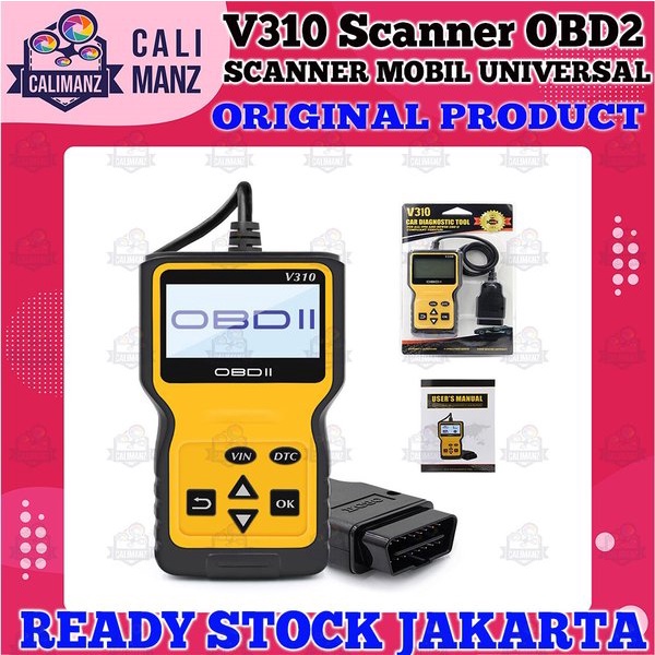 V310 Obdii Scanner Mobil Universal