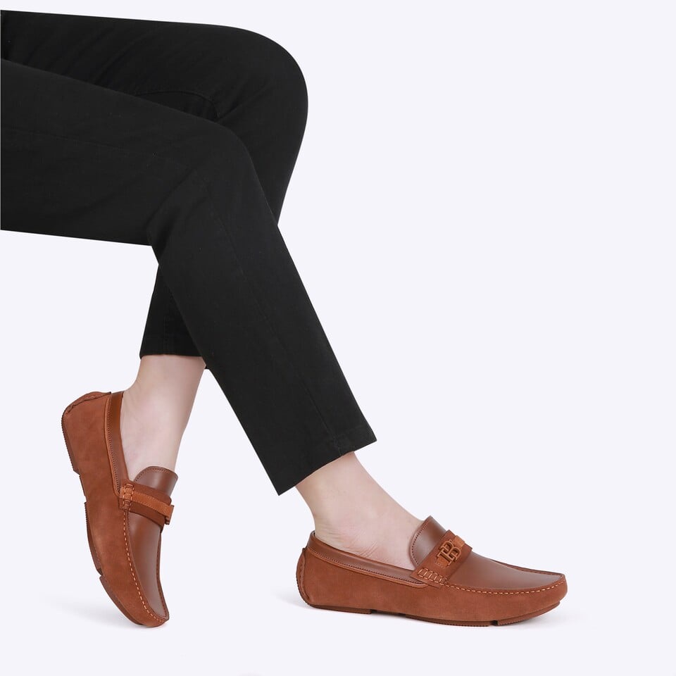 SEPATU LOAFER EVERBEST PRIA ORIGINAL PANSUS KULIT BRANDED COKLAT EM02