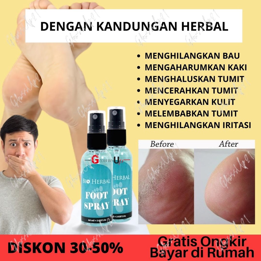 FOOT SPRAY BIO HERBAL ORIGINAL 60ML - FOOT SPRAY - PENGHILANG BAU KAKI