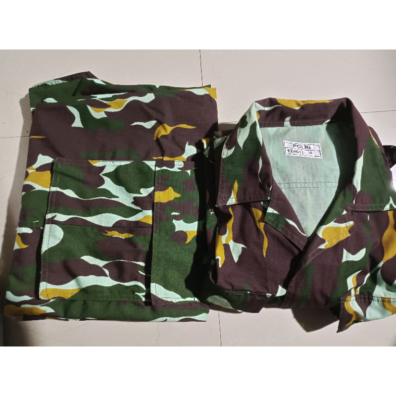baju pdl loreng Brimob