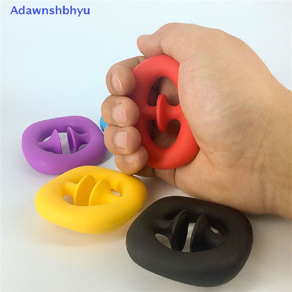 Adhyu Anti Stress Finger Hand Grip Stress Reliever Fidget Toy Pop It Mainan Dropshipping ID