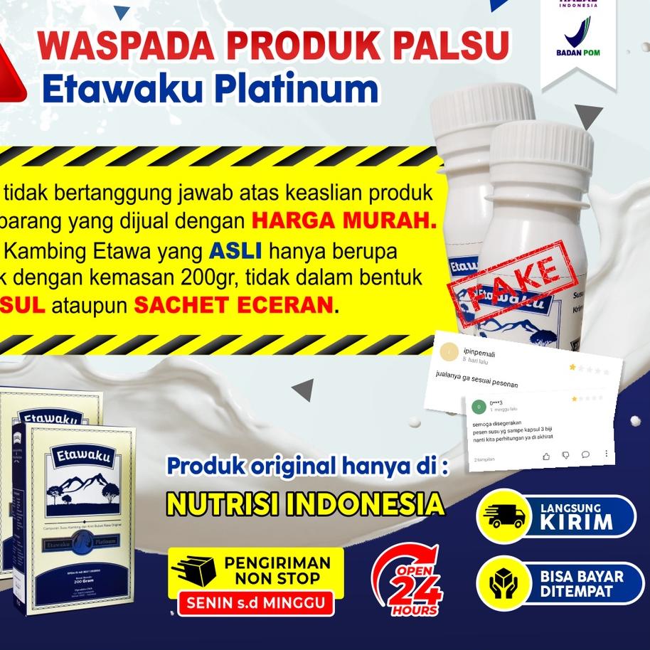 

Terbaik 2 BOX ETAWAKU PLATINUM - untuk Tulang dan Sendi - Susu Kambing Etawa Bubuk