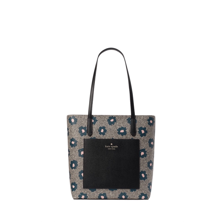 KATE SPADE Daily Tote Flower Peacock Sapphire Multi
