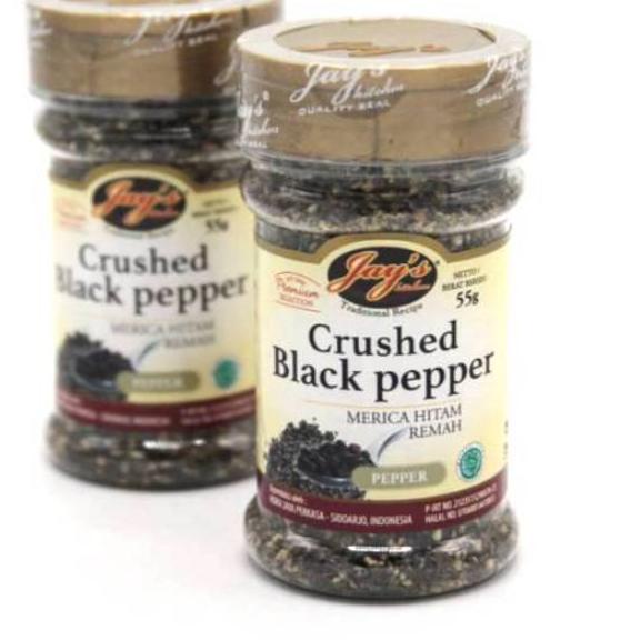 

[PRODUK AQTVU] Jay's Crushed Black Pepper / Merica Hitam Remah 8RC