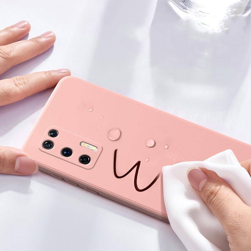 Untuk Huawei Honor2019 8x Mate 30 40 Pro Mewah Persegi Silikon Cair Case Soft Cover Untuk Huawei P Smart Z 2021 Y9 Prime2019