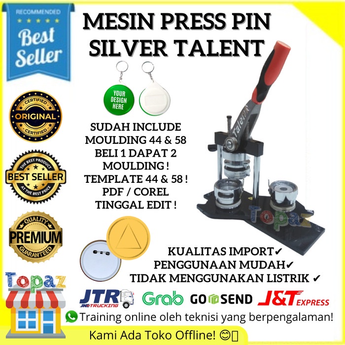 

MESIN PIN TALENT SILVER 2 MOLDING/SILVER TALENT ORIGINAL