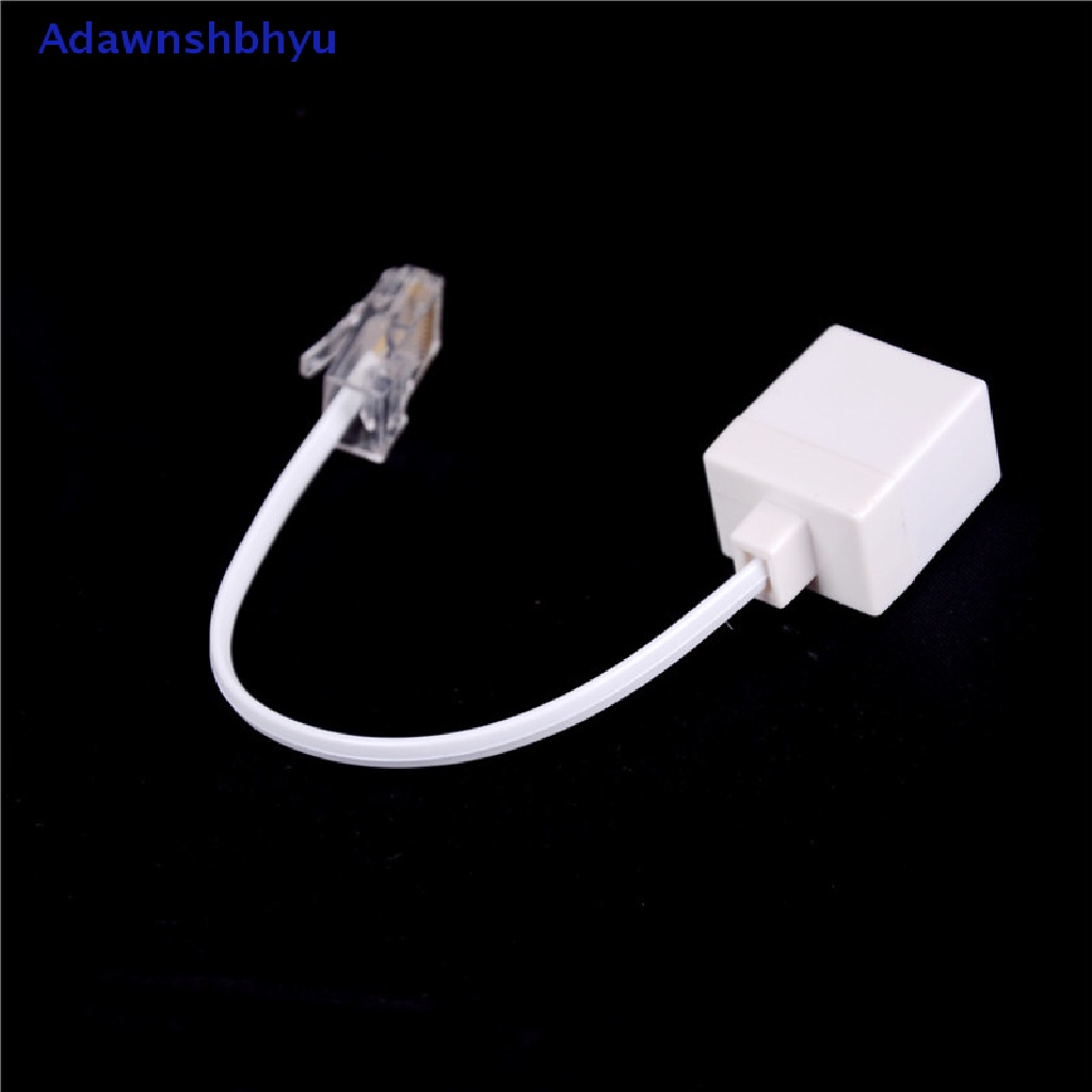 Adhyu RJ11 6P4C Female To Eterna RJ45 8P8C Male F/M Adapter Converter Kabel Telepon ID