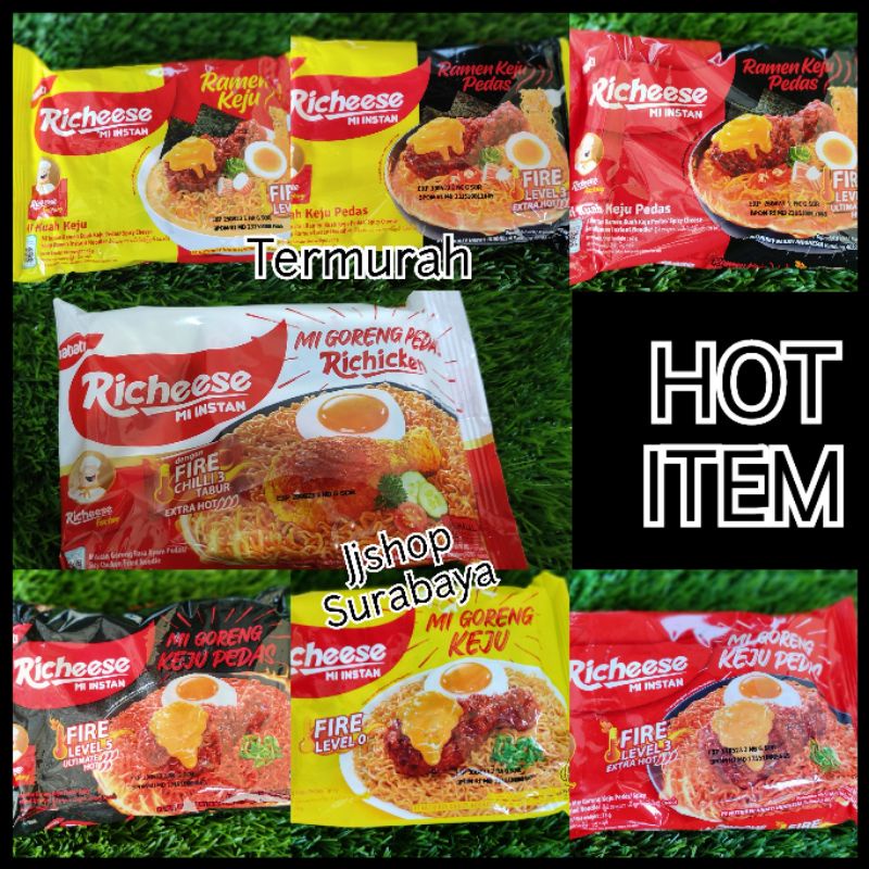 READY Indomie RAMEN Indomie takoyaki Mie RICHICKEN Richeese Goreng keju level 0,3,5 |Ramen keju level 0,3,5| Mie sedaap korean cheese buldak| Indomie kebab rendang