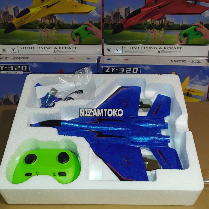 Rc pesawat terbang remot control - Biru