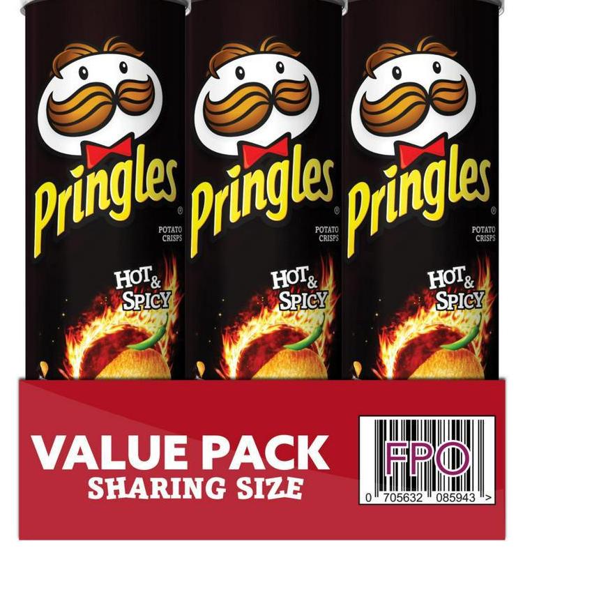 

GRATIS ONGKIR✅Pringles Hot & Spicy 107 gr chips x 3 pcs|KD7