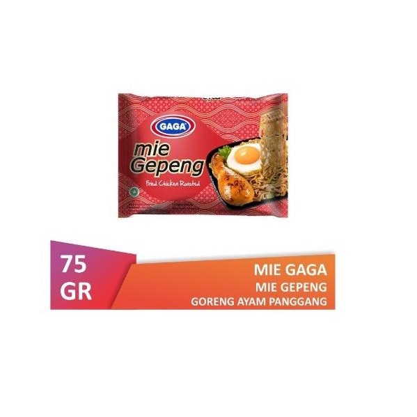 

Mie Gaga Gepeng Goreng Ayam Panggang 75Gr