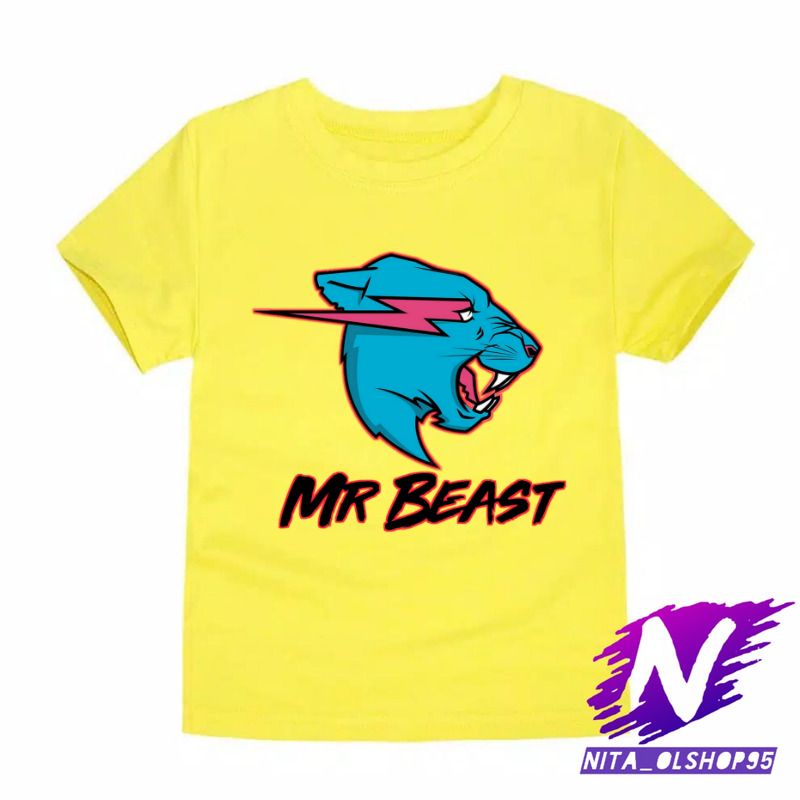 baju anak kaos anak mr beast