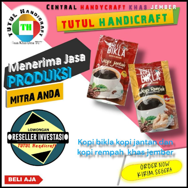 Jual Paket 2 Pcs Kopi Bikla Kopi Lanang Dan Kopi Rempah Khas Jember 125