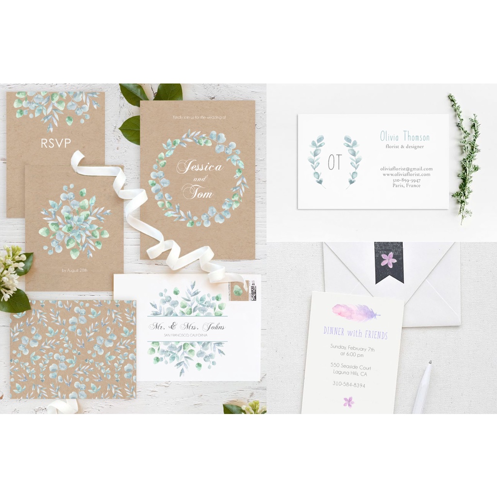 Floristic Watercolor Collection