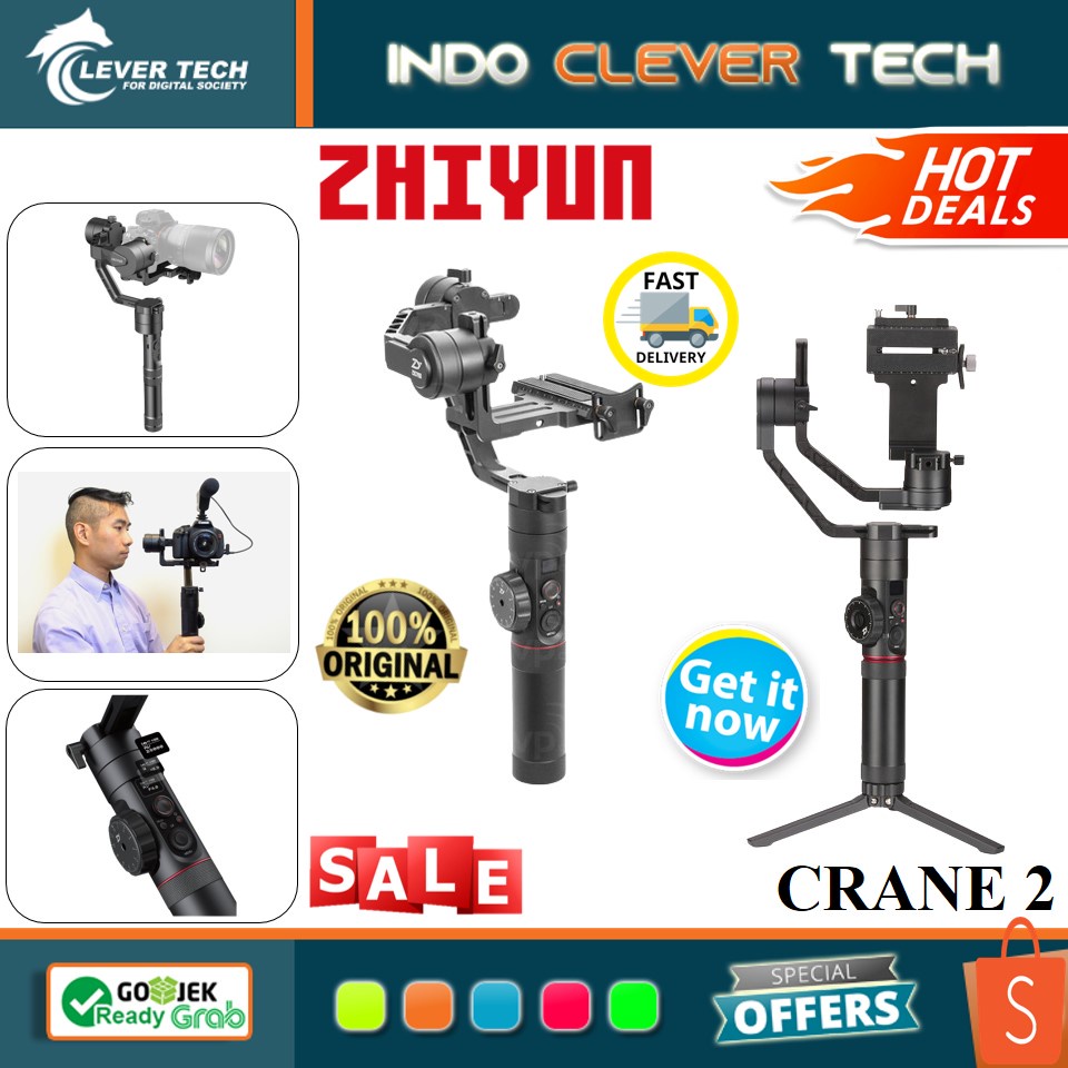 Zhiyun Crane 2 With Follow Focus Control Camera Stabilizer