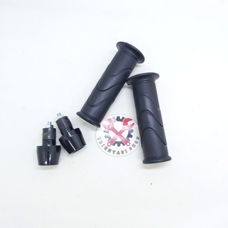 Handgrip Standar Honda +Jalu Stir Hitam Untuk All Motor Honda