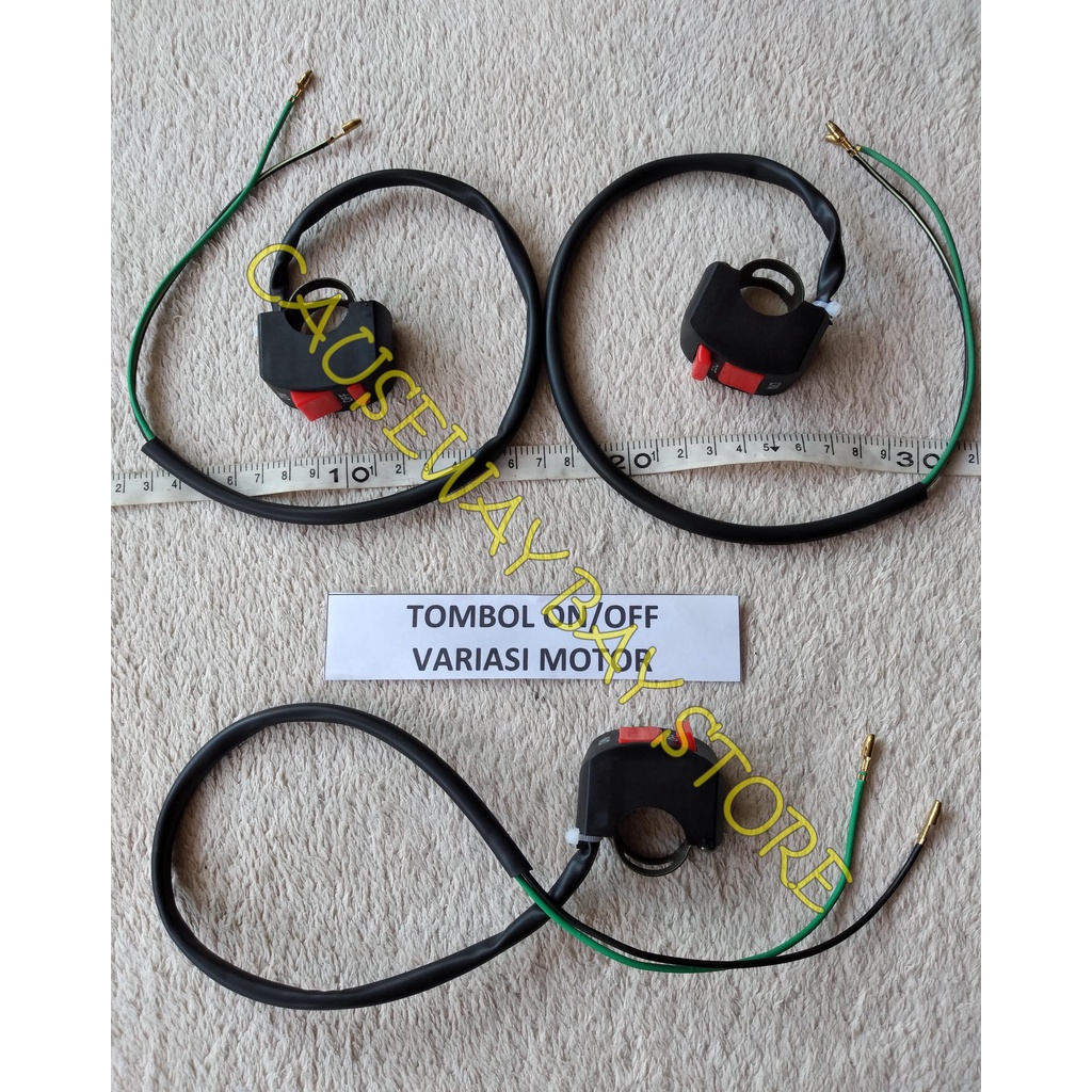 TOMBOL ON/OFF VARIASI MOTOR