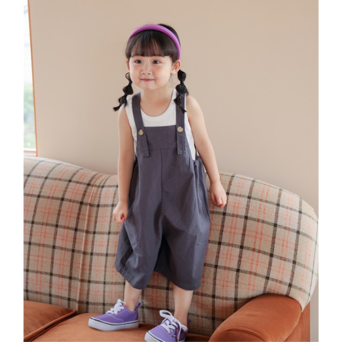 Jumpsuit Anak Perempuan Celana Kodok Anak Perempuan