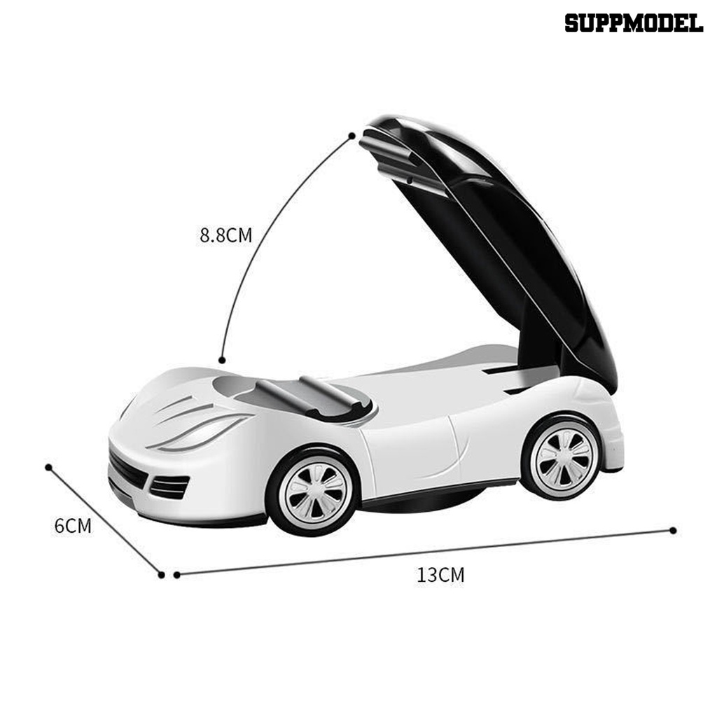 [Auto] Holder Handphone Berputar 360derajat Bentuk Kendaraan Klip Stabil Model Mobil Penyangga Ponsel Holder Untuk Driver