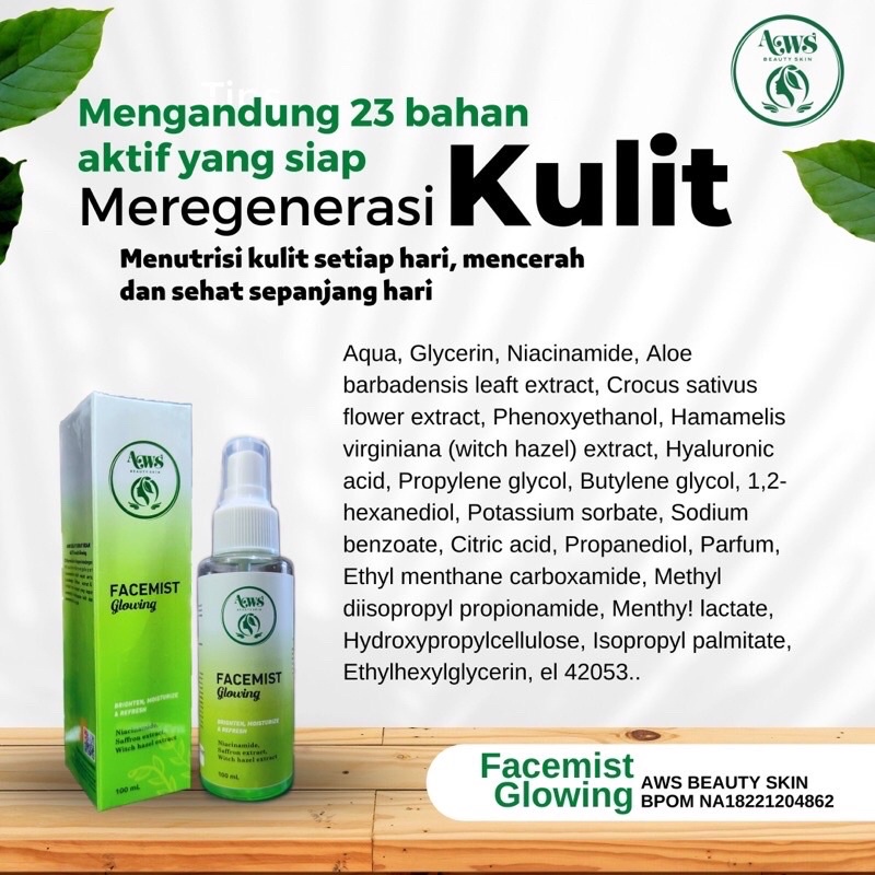 Facemist Glowing AWS Beauty Skin