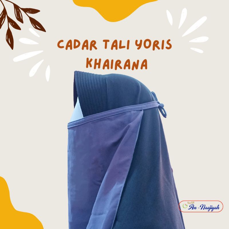 CADAR TALI YORIS MURAH | NIQAB TALI YORIS MURAH TIDAK NERAWANG NYAMAN WARNA PUTIH WALIMAH CADAR WALI