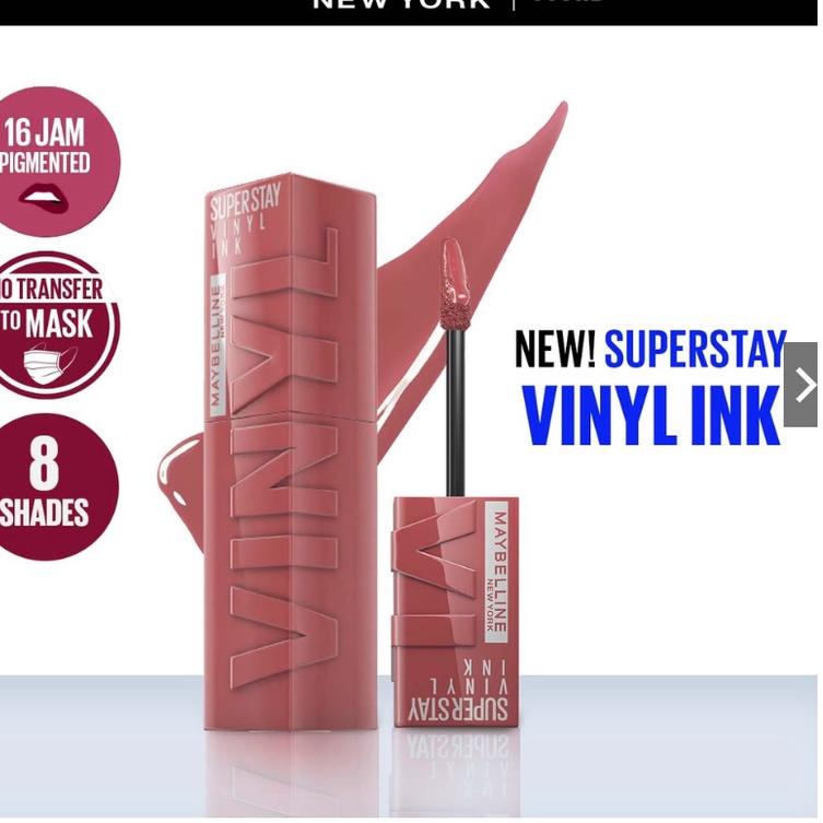 【murah】 Maybelline Superstay Vinyl Ink - Maybelline Lip cream / Lipstick Maybelline