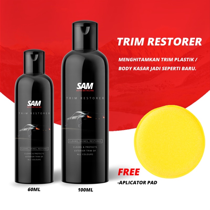Jual Trim Restorer by SAM Auto Detailing / Penghitam Body Kasar Shopee Indonesia