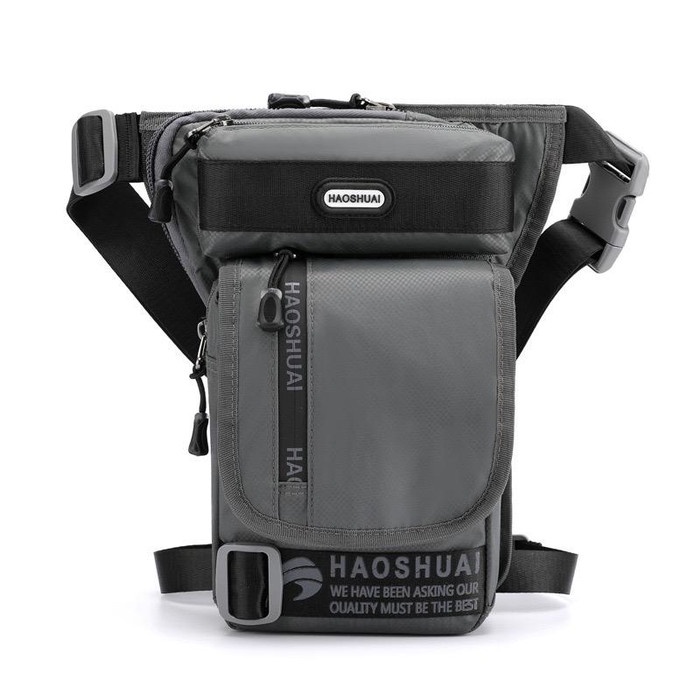 tas selempang pria  Tas Selempang Pria Multifungsi Tas Paha HS 1710 - Abu-abu(C4F8) Termurah Tas Sel
