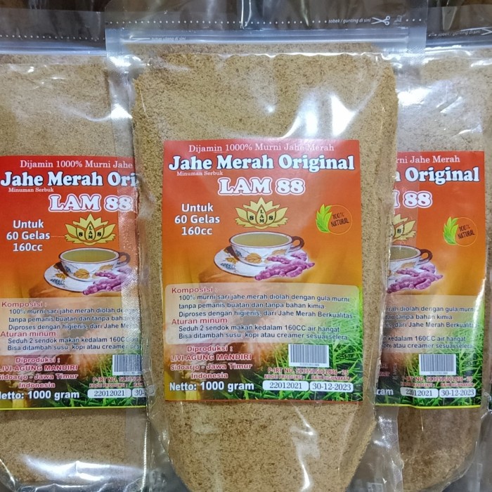 

Jahe merah original 1 kg