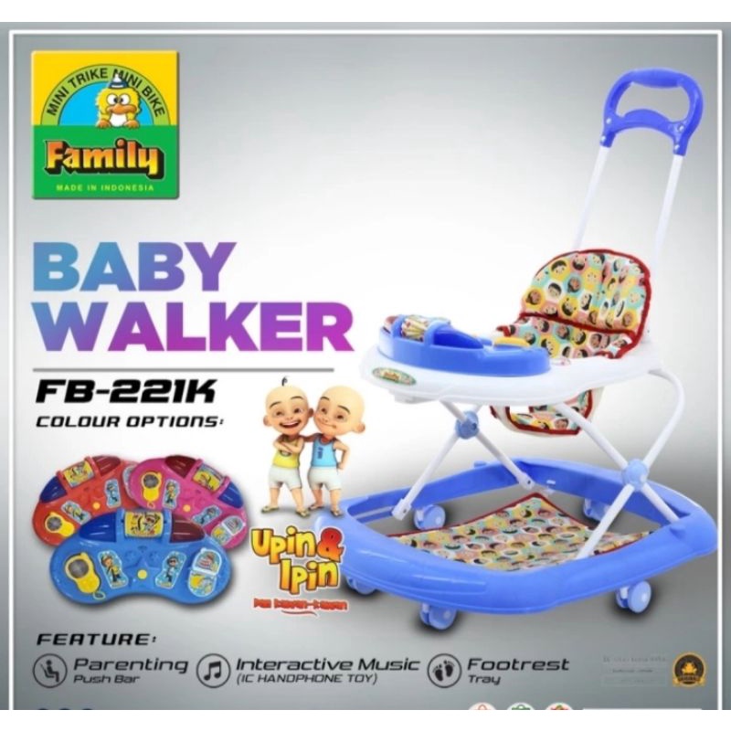 Baby Walker family FB 221K Upin ipin