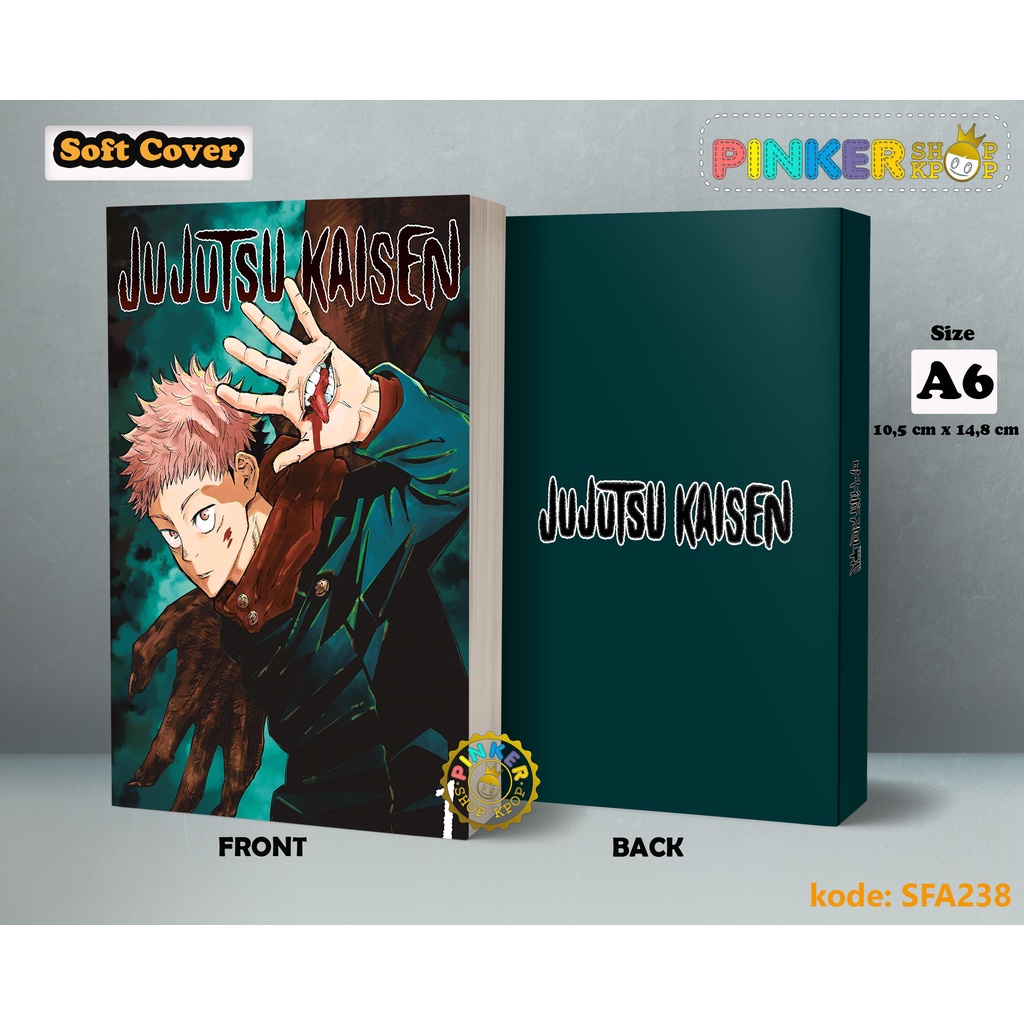 

(SFA241) Pocket Note Anime Jujutsu Kaisen Cover Softcover