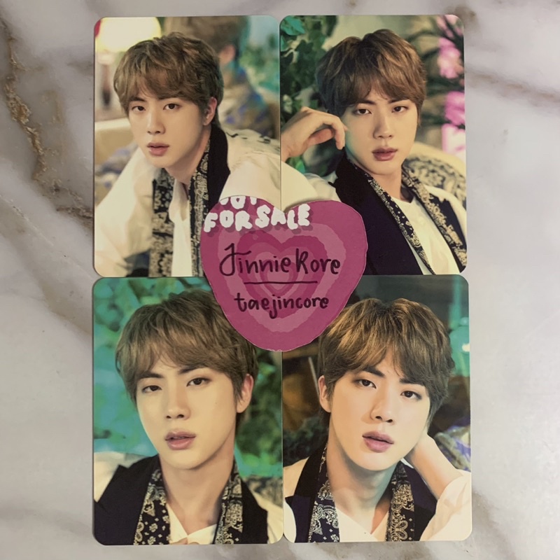 BTS JIN OFFICIAL MINI PHOTOCARD 5TH MUSTER MAGIC SHOP KR DALMAJUNG MERCH BOX 7 JP DALMA SWZ SPECIAL 