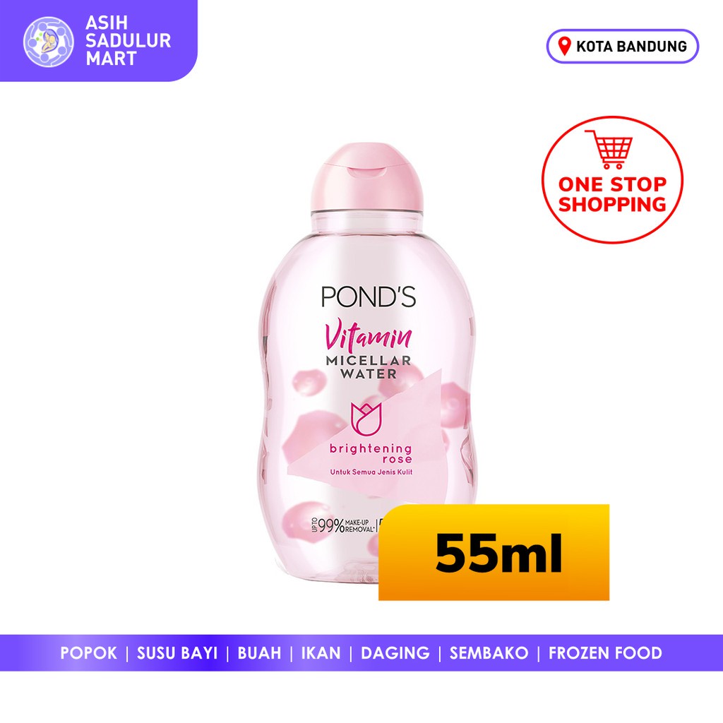 Ponds Micellar Water 55ml Pembersih Make Up Promo Murah Bandung