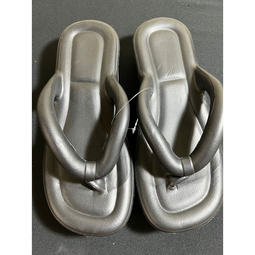 SANDAL JEPIT JELLY EVA RUBBER WEDGES ELASTIS WANITA IMPORT  TEBAL MELISSA ANTI-SLIP RINGAN EMPUK_E102