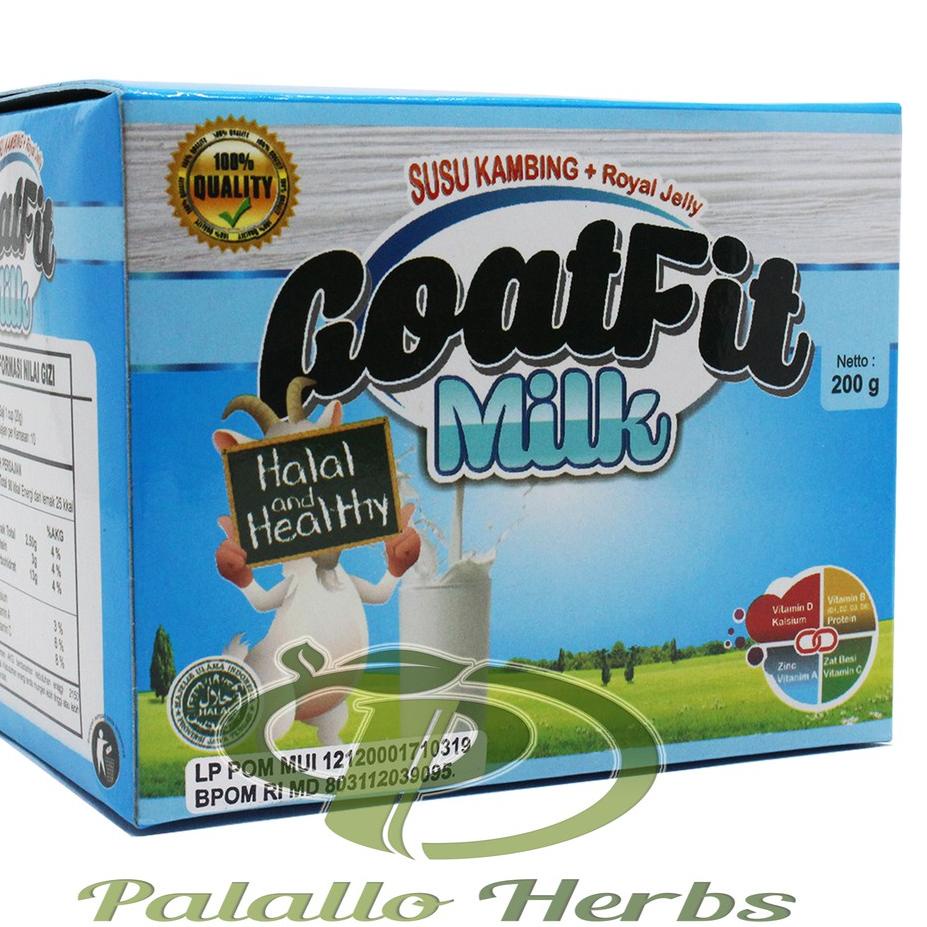 

>V44859) Susu Kambing Etawa GOATFIT PUTIH SACHET Milk ORIGINAL 10 SACHET / Goat Fit