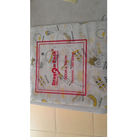 

Kertas Burger Lapis isi 100