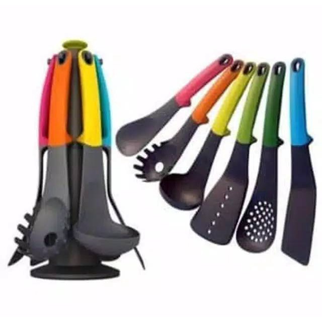 COD SM88  Spatula RAINBOW 6 in 1 Kitchen Tool Set