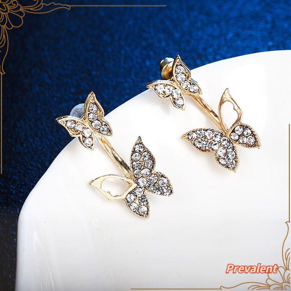 Preva Anting Kupu-Kupu Anting Perhiasan Fashion Wanita Korea Earrings Hollow