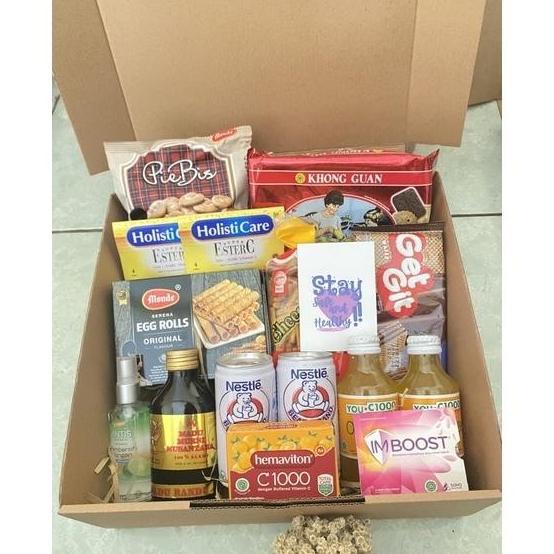 

SNACK HEALTHY HAMPERS IMMUNE BOOSTER GIFT BOX KUE KERING VITAMIN WF54634ER