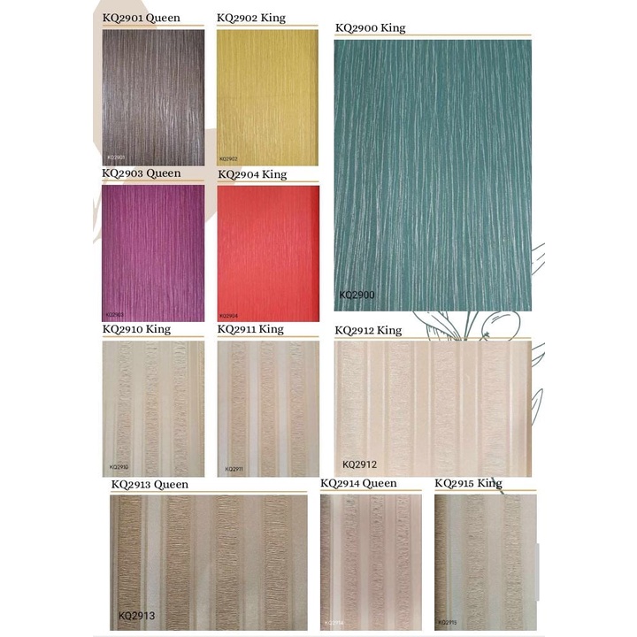 Wallpaper Dinding Wallpaper premium KING & QUEEN IMPORT KOREA