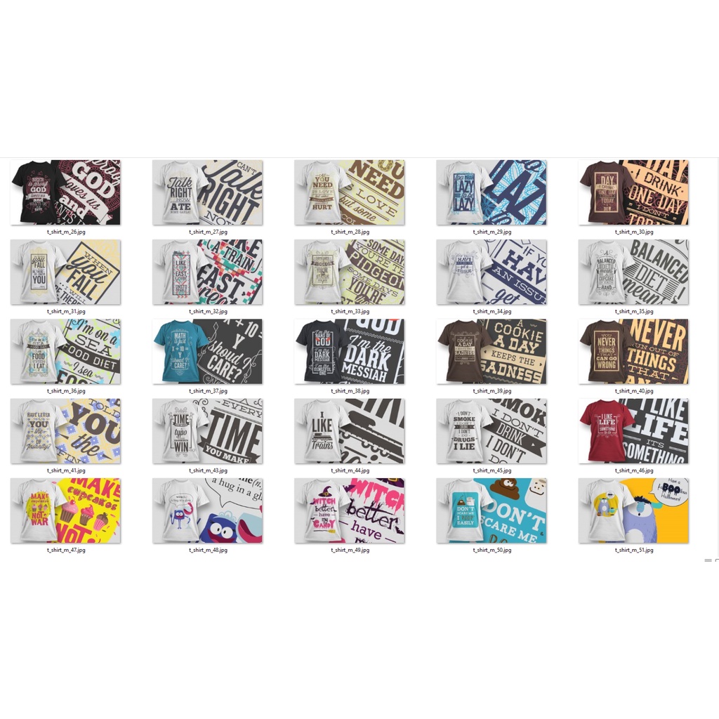 100 T-Shirt Limited Edition Full Pack V2