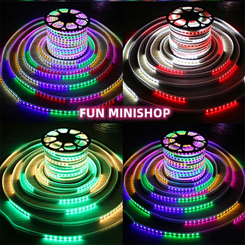 PAKET LAMPU LED STRIP SELANG RGB WARNA WARNI 2835 OUTDOOR