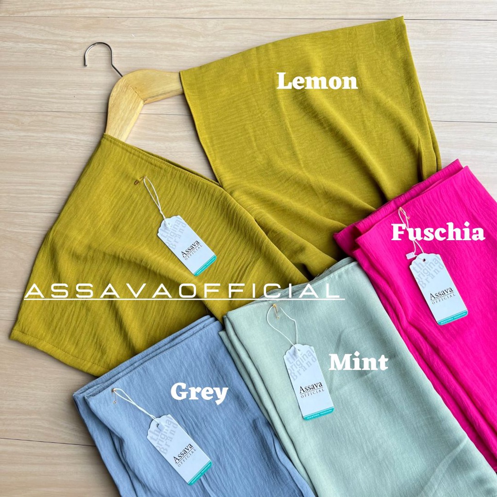 NAGITA LONG SQUARE TOP ATASAN BLOUSE WANITA AIRFLOW CRINKLE ANTI KUSUT