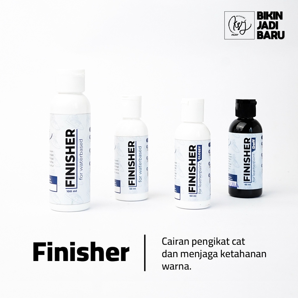Finisher Cat Sepatu Kanvas - Finisher Cat Sepatu kulit, Tas Kulit, dan Kulit sintetis - KSJ Paint
