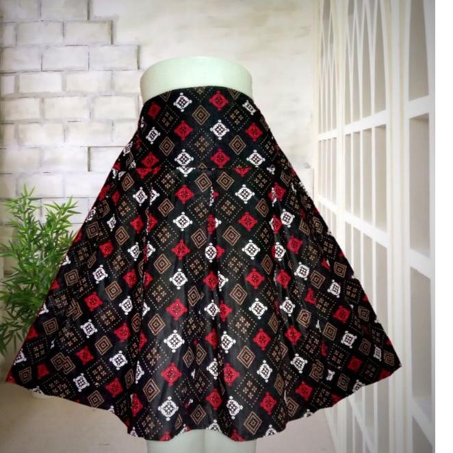 Harga Termuraah Rok mini korea/rok pendek bawahan batik/model rok bawahan mini/rok kekinian