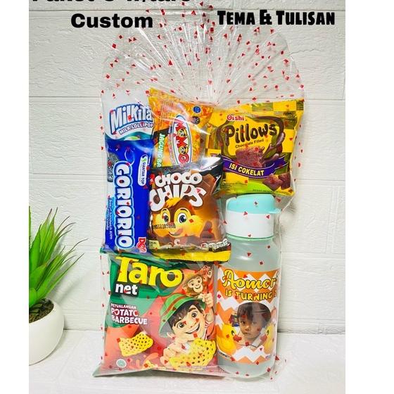 

Dijamin Ori>/ Paket Snack Ulang tahun C / Bingkisan / Souvenir / Goodie bag ulang tahun anak termurah