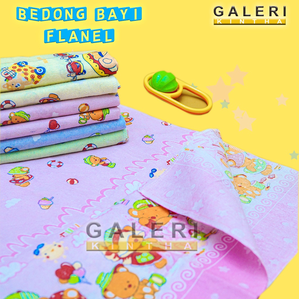 Bedong Bayi Flanel Jumbo Selimut Bayi Kain 0-12 bulan