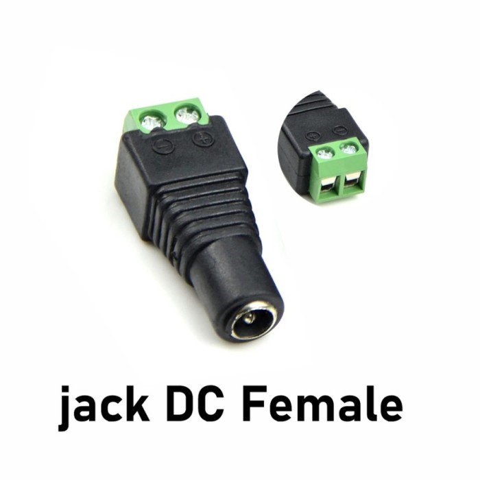 Jack Female DC / Jack DC Female Cewe Konektor Kamera CCTV Pompa DC