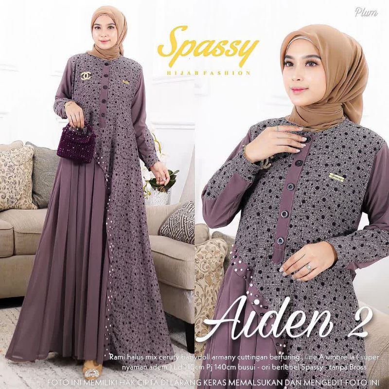 READYSTOCK Aiden maxy banyak warna Aiden #2 maxy dress