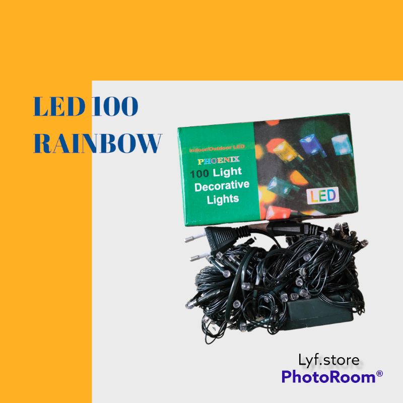 Lampu Tumblr | Lampu LED 100 Rainbow | Lampu Warna Warni